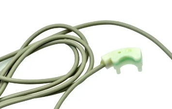 Émetteur d'impulsion CGR EI-5507 — tête en plastique vert clair avec trou de fixation, pré-câblée avec un long câble gris